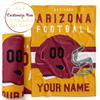 Personalized Throw Blanket for Football Fans - Ships Next Day - Made in USA - Custom Fleece Name Blanket - Ideal for Youth Football Players & Adults (50x60 Fleece - Arizona) view 4