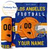 Personalized Throw Blanket for Football Fans - Ships Next Day - Made in USA - Custom Fleece Name Blanket - Ideal for Youth Football Players & Adults (50x60 Fleece - Los Angeles) view 3