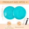 Amylove 6 Pcs Wiggle Seat Inflated Wobble Cushion for Sensory Kid 13 Inch Balance Disc Kids Flexible Seating Exercise Sensory Pad Chair Cushion for Classroom Office School (Lake Blue) view 2