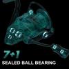 Tempo Persist Spinning Reel - Saltwater and Freshwater Fishing Reels, Aluminum Body with 7+1 BB, 30.9 LBs Max Drag Carbon Washer, Ultra Smooth Fishing Reel for Trout Catfish Bass view 3