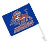 Savannah State University Primary Logo Car Truck Flag with Window Clip On Pole Holder - Right Passenger Side view 1