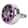 NDNCZDHC 38mm All Metal Non Slip and Wear Resistant Fishing Wheel Handle Reel Replacement Power Knob is Suitable for 2000 to 6000 Spinning Reel(Gun Purple) view 1