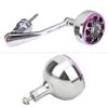 NDNCZDHC 38mm All Metal Non Slip and Wear Resistant Fishing Wheel Handle Reel Replacement Power Knob is Suitable for 2000 to 6000 Spinning Reel(Gun Purple) view 2