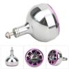 NDNCZDHC 38mm All Metal Non Slip and Wear Resistant Fishing Wheel Handle Reel Replacement Power Knob is Suitable for 2000 to 6000 Spinning Reel(Gun Purple) view 4