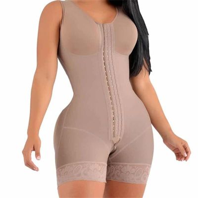Mluvpxey High Compression Fajas Shapewear Short Girdle Bust For Daily Slimming Sheath Belly Women (Color : Khaki, Size : 3X-Large)