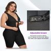Mluvpxey Bodysuit for Women Waist Trainer Full Body Shapers Plus Size Shapewear Belly Thigh Trimmer Waisttrainer (Color : Black, Size : 5X-Large) view 3