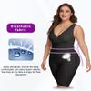 Mluvpxey Bodysuit for Women Waist Trainer Full Body Shapers Plus Size Shapewear Belly Thigh Trimmer Waisttrainer (Color : Black, Size : 5X-Large) view 4