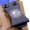 KYDEX Belt Clip for Holsters & Sheaths  (w/Fire Dept. Engraving) - (Fits 1.75in Belts) - (Inside-The-Waistband/IWB) - (USA Made) - (2 Pack) view 4