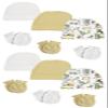 Bambini Baby Boy, Baby Girl, Unisex Infant Caps and Mittens (Pack of 12) NC_0304 by Miracle USA White view 1