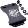KYDEX Belt Clip for Holsters & Sheaths  (w/Fire Dept. Engraving) - (Fits 1.50in Belts) - (Inside-The-Waistband/IWB) - (USA Made) - (w/Mounting Hardware) - (2 Pack) view 2