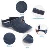 Peace Love and Yoga Sun Visor Hat Adjustable Sports Visor Cap Cotton Sun Protection Cap view 4