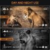 Night Vision Binoculars - 4K Night Vision Binoculars for Adults, 3.2" Large Screen, Night Vision Goggles with 32G TF Card and Photos Videos Recorder Function, IP54 Waterproof, 2600mAh Rechargeable Bat view 2