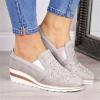 Ladmiple Walking Shoes Women Arch Support Size 12 Women's Slip on Sneakers Fashion Casual Athletic Gym Tennis Running Shoes Non Slip Comfort Breathable Platform Walking Shoes view 2