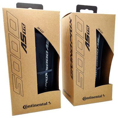 Continental Grand Prix 5000 All Season 700x28 AS TR Black Reflex - Tubeless Ready - Pack of 2 Tires