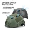 PJ Tactical Paintball Airsoft Helmet Fast Military Helmet with NVG Bracket and Side Guide Rail view 2