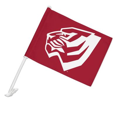 University of West Alabama Primary Logo Car Truck Flag with Window Clip On Pole Holder - Left Driver Side