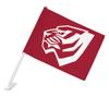 University of West Alabama Primary Logo Car Truck Flag with Window Clip On Pole Holder - Left Driver Side view 1