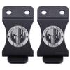 KYDEX Belt Clip for Holsters & Sheaths  (w/Punisher Skull - Live Without Limits Engraving) - (Fits 1.50in Belts) - (Inside-The-Waistband/IWB) - (USA Made) - (2 Pack) view 1