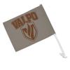 Valparaiso University Beacons Logo Car Truck Flag with Window Clip On Pole Holder - Right Passenger Side view 1