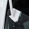 Valparaiso University Beacons Logo Car Truck Flag with Window Clip On Pole Holder - Right Passenger Side view 3