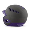 Boombah DEFCON Batting Helmet Charcoal/Purple NOSCAE - Size Senior 7" - 7 3/4" view 3