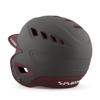 Boombah DEFCON Batting Helmet Charcoal/Maroon NOSCAE - Size Junior 6 1/4" - 7" view 3