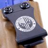 KYDEX Belt Clip for Holsters & Sheaths  (w/Punisher Skull - Just One More Engraving) - (Fits 1.50in Belts) - (Inside-The-Waistband/IWB) - (USA Made) - (w/Mounting Hardware) - (2 Pack) view 4