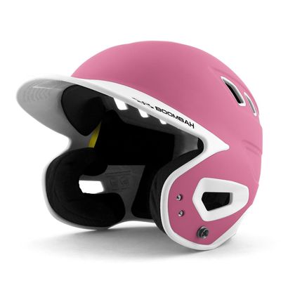 Boombah DEFCON Batting Helmet Pink/White NOSCAE - Size Senior 7" - 7 3/4"