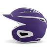 Boombah DEFCON Batting Helmet Sleek Profile Purple/White NOSCAE - Size Junior 6 1/4" - 7" view 2