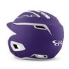 Boombah DEFCON Batting Helmet Sleek Profile Purple/White NOSCAE - Size Junior 6 1/4" - 7" view 3