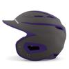 Boombah DEFCON Batting Helmet Sleek Profile Charcoal/Purple NOSCAE - Size Senior 7" - 7 3/4" view 2