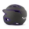 Boombah DEFCON Batting Helmet Sleek Profile Charcoal/Purple NOSCAE - Size Senior 7" - 7 3/4" view 3