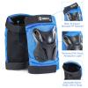 Tanden Skating Protective Gear Elbow and Knee Pads Adult, Knee Pads for Men Women Elbow Pads Wrist Guards for Roller Skating Cycling Skateboarding Blue view 4