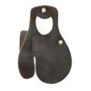 October Mountain Leather Tab Black Small RH