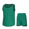 Essenclo Boys Clothing Sets, Boys Athletic Shorts & Sleeveless Shirts, Crew Neck Kids Tank Top Clothes Size 3-16 (2 Pcs Set) - E1001 - Teal Green - 7-8 view 1