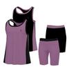 Essenclo Girls' Activewear Set - Short Sleeve Performance T-Shirt and Athletic Running Shorts Girls Clothing Outfit Size 5-14 (4 Pcs) - E2103 - Set-1-9-10 view 1