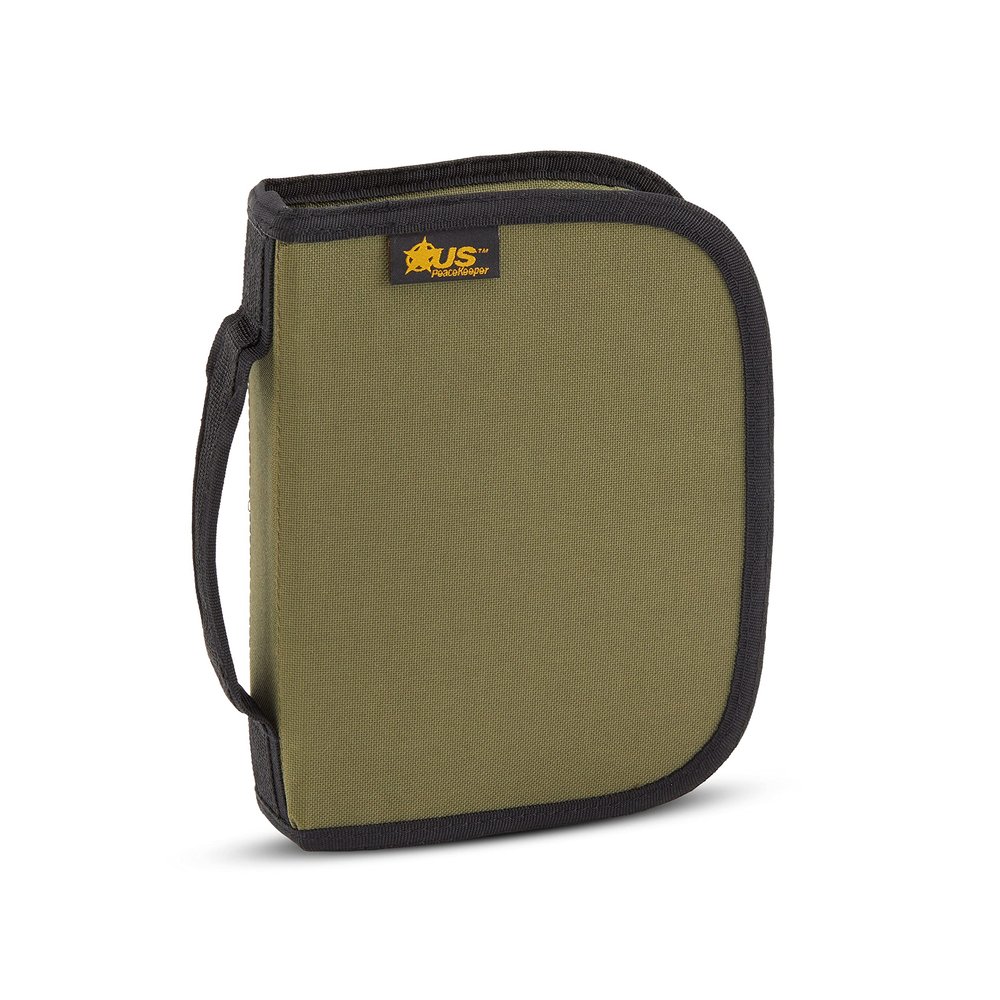 US Peacekeeper Products P26307 | 365 Micro Handgun Case | Heavy-Duty Water-Resistant Fabric | Zipper Closure | Easy Transport OD Green