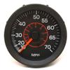 BRP Marine Boat Speedometer Gauge 174819 | 3 1/4 Inch Black Red view 1