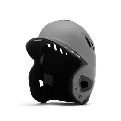 Boombah DEFCON Batting Helmet Gray/Black NOSCAE - Size Junior 6 1/4" - 7"