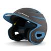 Boombah DEFCON Batting Helmet Sleek Profile Charcoal/Columbia Blue NOSCAE - Size Senior 7" - 7 3/4" view 1