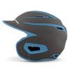 Boombah DEFCON Batting Helmet Sleek Profile Charcoal/Columbia Blue NOSCAE - Size Senior 7" - 7 3/4" view 2