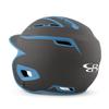 Boombah DEFCON Batting Helmet Sleek Profile Charcoal/Columbia Blue NOSCAE - Size Senior 7" - 7 3/4" view 3