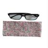 Eyeglasses case,sunglasses case,floral fabric glasses case,fabric sunglass case,eye glass case,quilted eyeglass case,soft case for glasses view 3