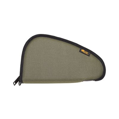 US Peacekeeper Products P21713 - Pistol Case (Large) - Heavy Duty Fabric - Zipper Closure - Lockable OD Green