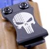 KYDEX Belt Clip for Holsters & Sheaths  (w/Punisher Skull - Stars & Stripes) - (Fits 1.50in Belts) - (Inside-The-Waistband/IWB) - (USA Made) - (2 Pack) view 4