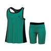 Essenclo Girls Tank Tops and Shorts Summer Outfits, Athletic Activewear Loose Fit Cute Girls' Fashion Clothing Sets Size 3-16 - E1103 - Teal Green - 9-10 view 1