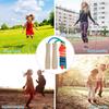 2 Pack Jump Rope for Kids, 8.5ft Adjustable Jump Rope with Wooden Handle and Rainbow Rope, Children Skipping Rope for Boys and Girls Exercise Fitness view 4