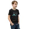 1965 GTO Miami Classic Car Club Edition Youth Short Sleeve T-Shirt Black view 2