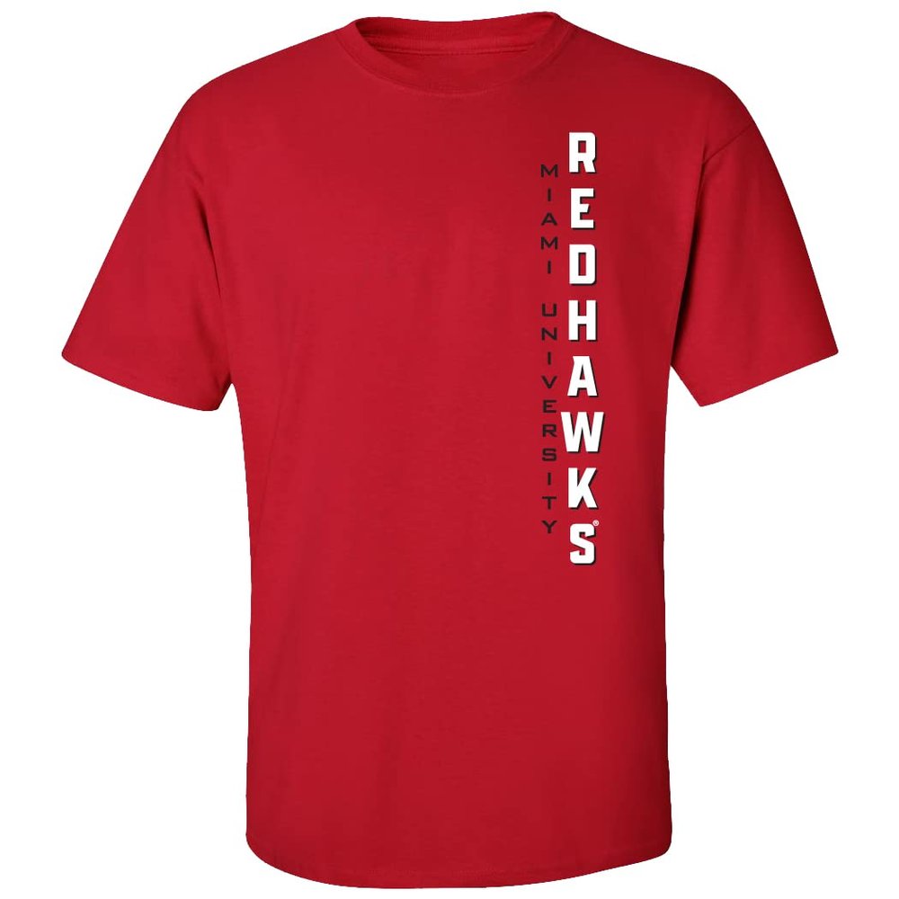 CornBorn Miami University Shirt - Vert Miami University Redhawks - Red - Large