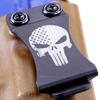 KYDEX Belt Clip for Holsters & Sheaths  (w/Punisher Skull - Stars & Stripes) - (Fits 1.75in Belts) - (Inside-The-Waistband/IWB) - (USA Made) - (w/Mounting Hardware) - (2 Pack) view 4